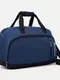 Сумка спортивная на молнии, 2 наружных кармана, цвет синий