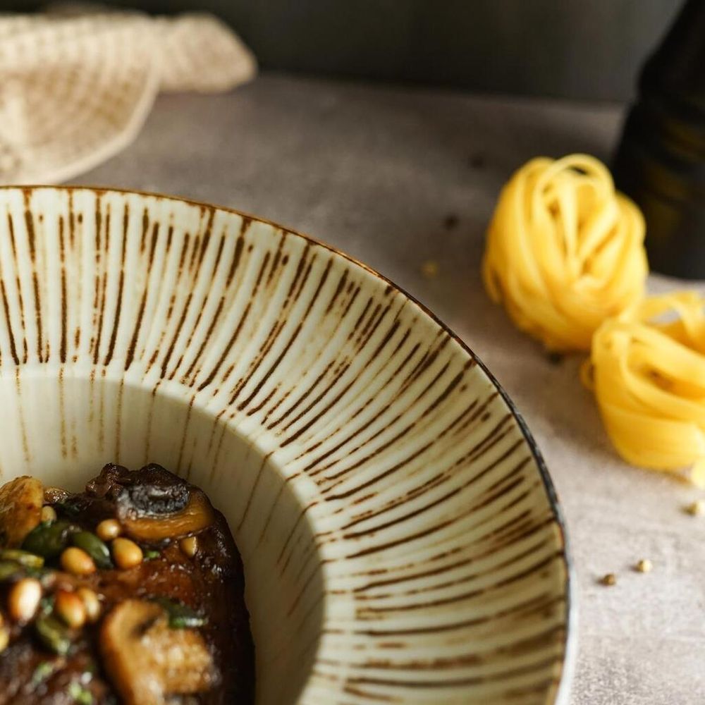 Тарелка глубокая 450 мл d 23 см h8,5 см для пасты, для супа Legna By Bone Innovation [6]