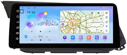 Магнитола для Hyundai Elantra 6 2016-2018 (без штатной КЗВ, рамка тип 2) - FarCar монитор 12.3" 2K QLED на Android 14, TS10, CarPlay, 4G SIM-слот