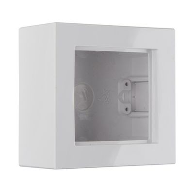 Коробка для накладного монтажа 1-местная LIREGUS EPSILON PMD-001.E/B, белый