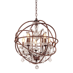 LOFT1897/6 Подвесная люстра LOFT IT Foucaults orb crystal