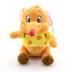 Игрушка мягкая Мышка в сырной рубашке 16см, без чипа в пакет (Мульти-Пульти)