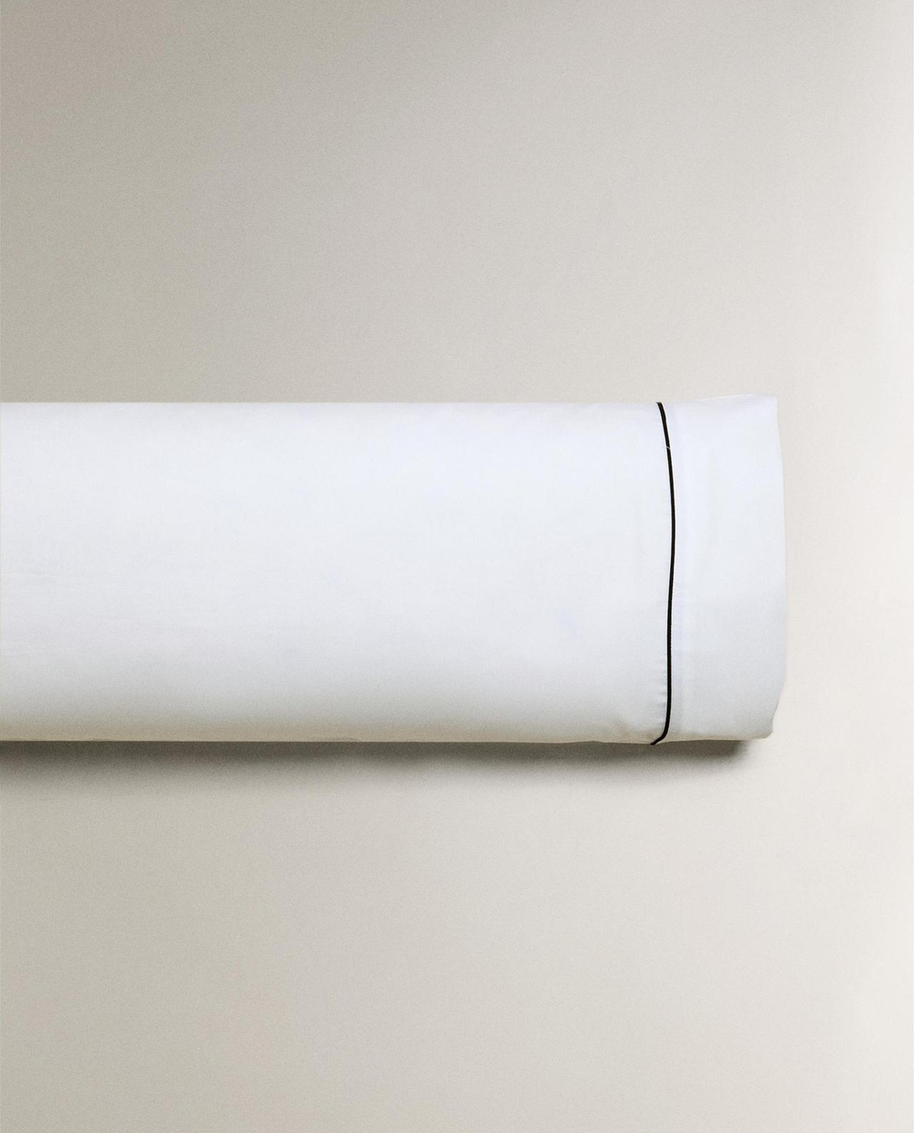 Zara Home - Атласная наволочка с подолом 70x90 см