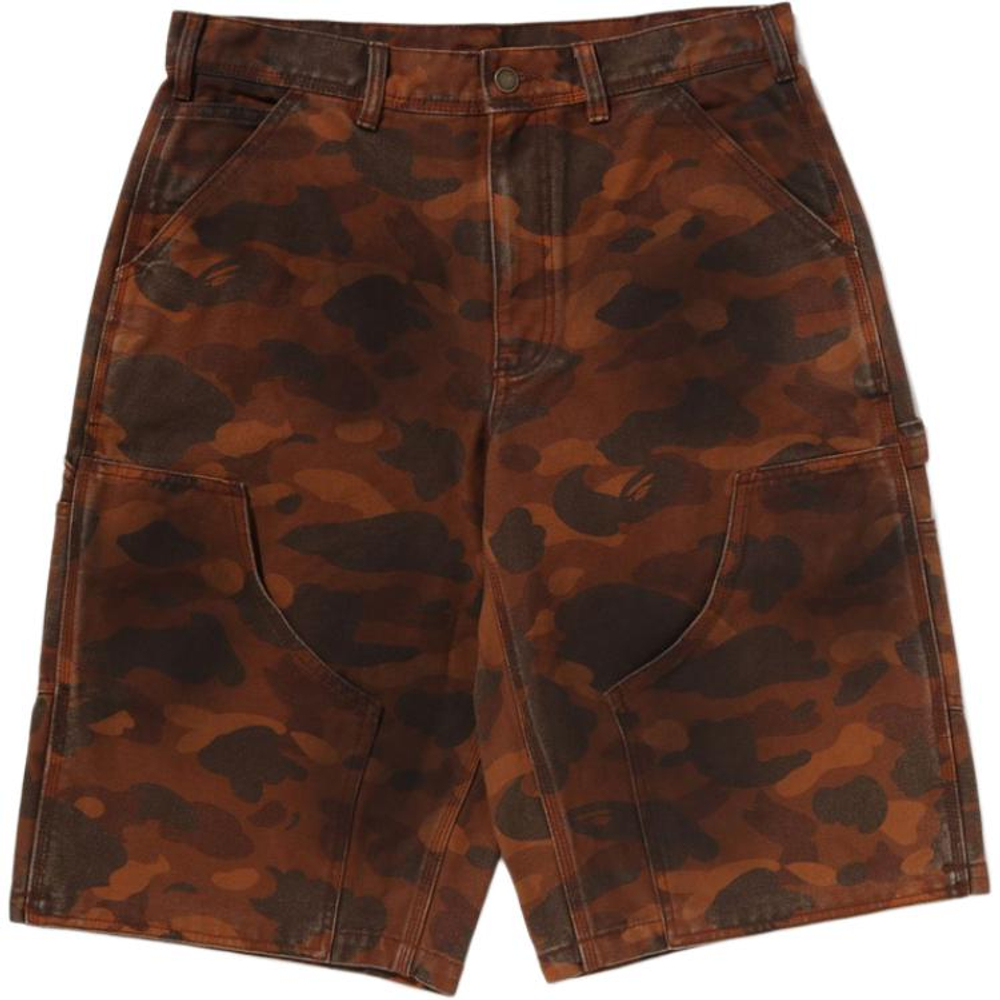 A Bathing Ape Bathing Ape Ss26 Cargo Шорты Camouflage Cotton Knee Length Брюки