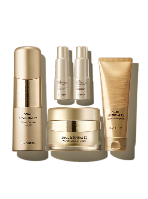 Snail Essential EX Wrinkle Solution Essence & Cream Special Set