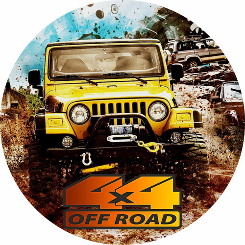 Чехол запасного колеса Skyway Off Road R16/17 D=77см экокожа/полиэстер