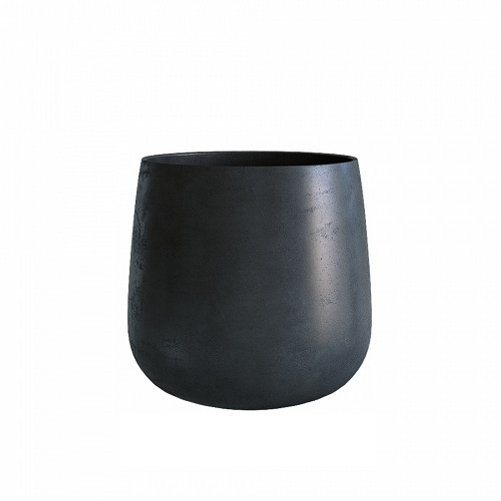 Кашпо Concretika Cone D24 H26 Charcoal