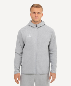 Худи на молнии ESSENTIAL Athlete Hooded FZ Jacket, серый