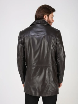 Кожаная куртка демисезонная блейзер пиджак