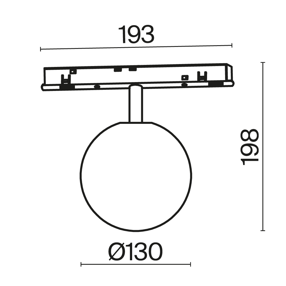 Трековый светильник Technical TR038-4-5WTW-DD-B