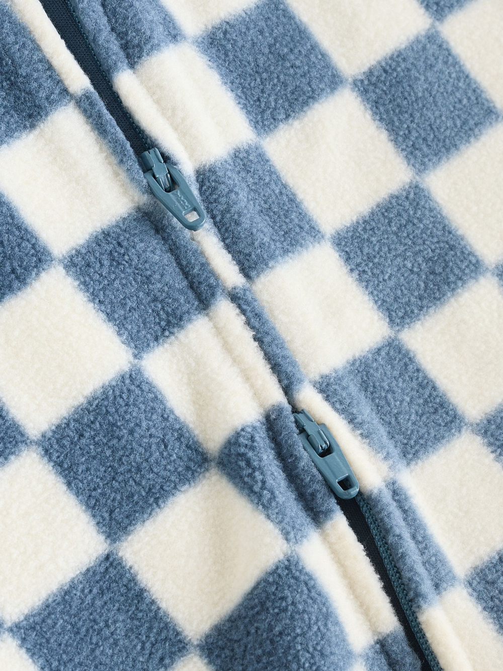 Комбинезон / Cлип для малышей флисовый Next AW3-064, 2 шт., Синий, Молочный