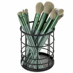 Органайзер стаканчик для косметики и мелочей MONTE VITA, металлический, 100х90 мм, черный, 272487