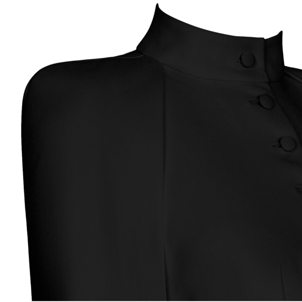 Жакет укороченный с кейпом