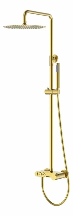 Душевая система Boheme Stick 128-MG золото матовое/ручка DIAMOND