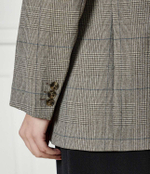 Хлопковый пиджак BURGOS Weekend MaxMara - коричневый(150411016)