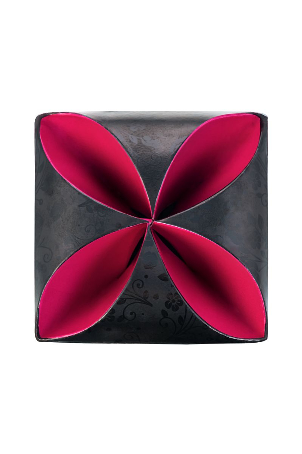 Серебристая анальная втулка с белым заячьим хвостом (Цвет: белый)