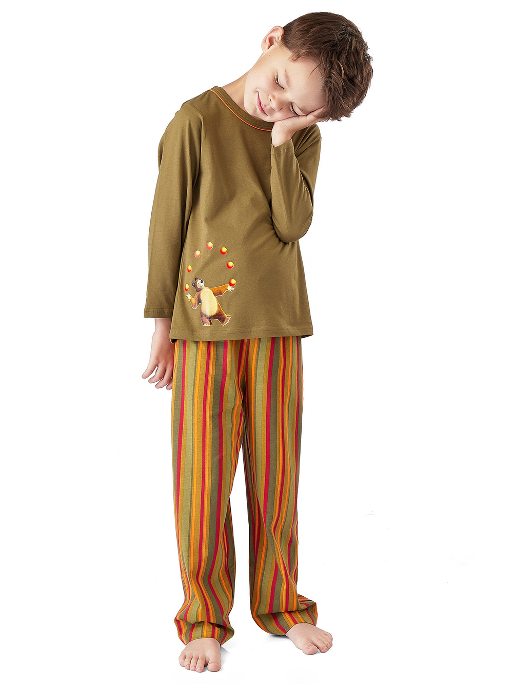 BPG-69 пижама для мальчика "Маша и Медведь"