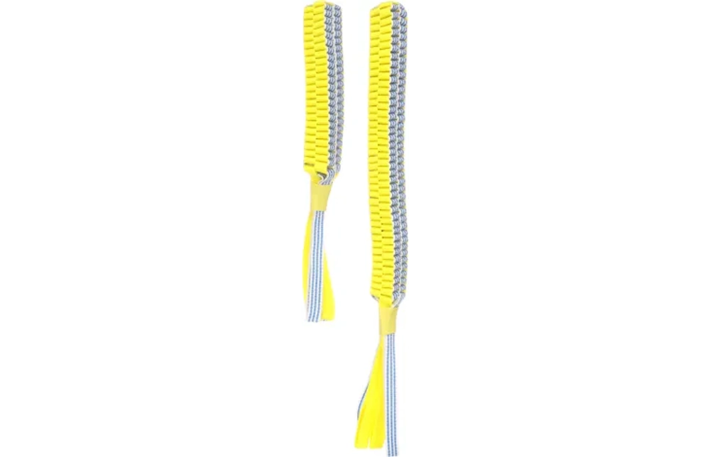 FLAMINGO GLOWA Игрушка для собак "Палочка", голубой/желтый, PP-пластик