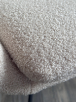 Стул М-City DISAUR Дарем (Darem) Белый букле Davis Now Or Never -03, Черный каркас