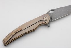 Нож Чебуркова Ворон Дамаск Карбонфотография - 5