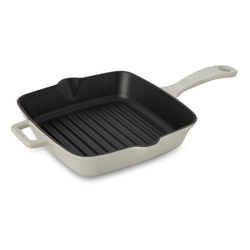 Сковорода-гриль квадратная LAVA 20см 1л кремовая