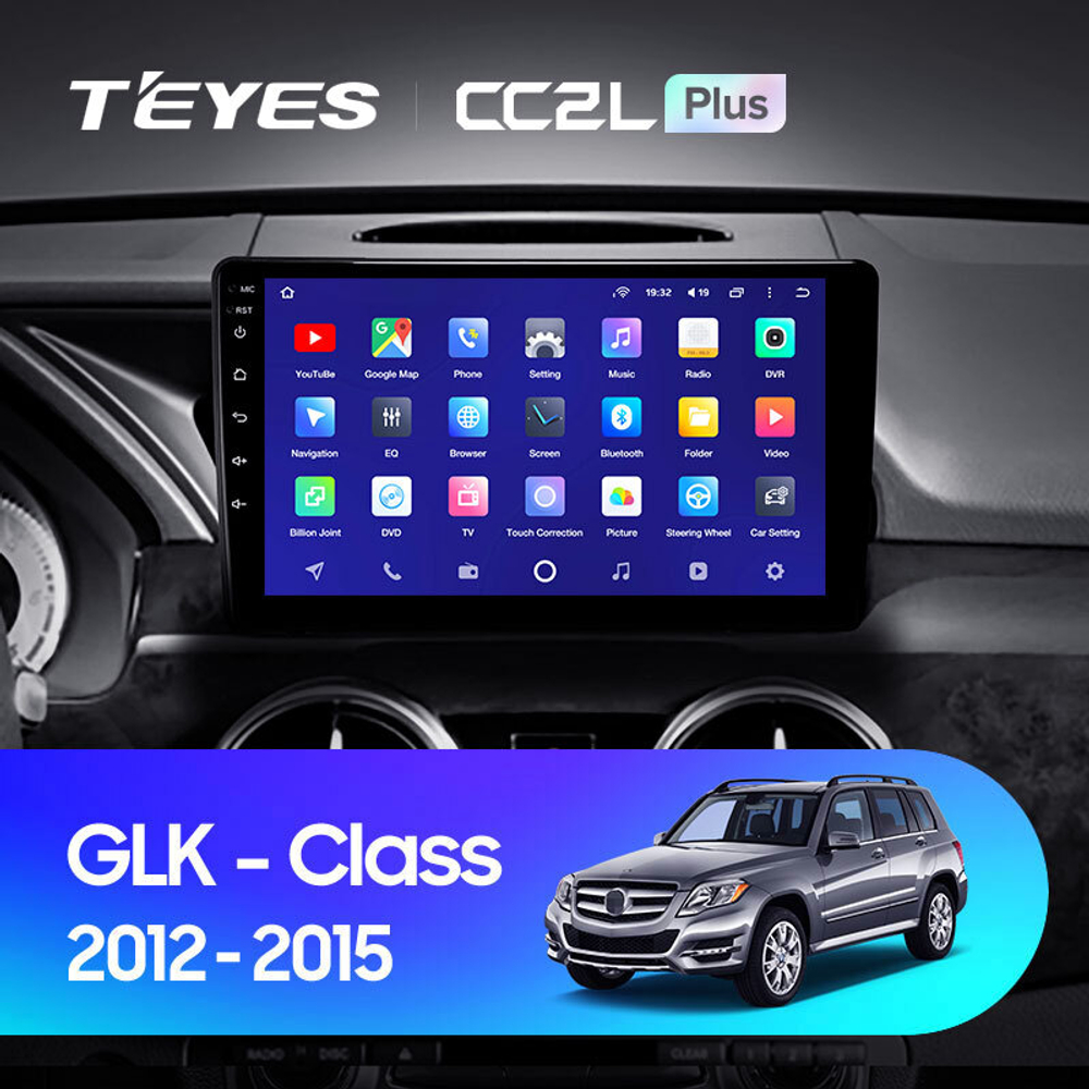 Teyes CC2L Plus 9"для Mercedes Benz GLK-Class 2012-2015