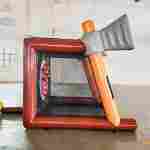 Надувной дартс «Битва топоров» на подкачке, диаметр 2,85 м, размер 2,85×2,75×2,75 м