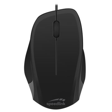 PC Мышь проводная Speedlink Ledgy Mouse USB, Silent, black-black (SL-610015-BKBK)