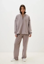 Свободные брюки из футера с начёсом