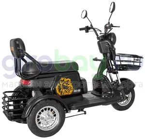 Электроскутер LS-CO A3 1000W (60V/20Ah) - Чёрный фото №9