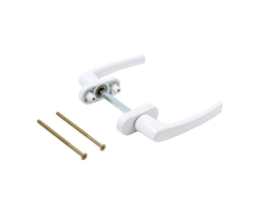 Ручка для пластиковых окон симметричная Omega BHS белая RAL-9016 (30шт/кор)