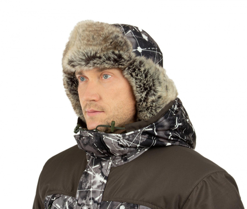 Шапка-ушанка Буран (алова, траектория) Новатекс