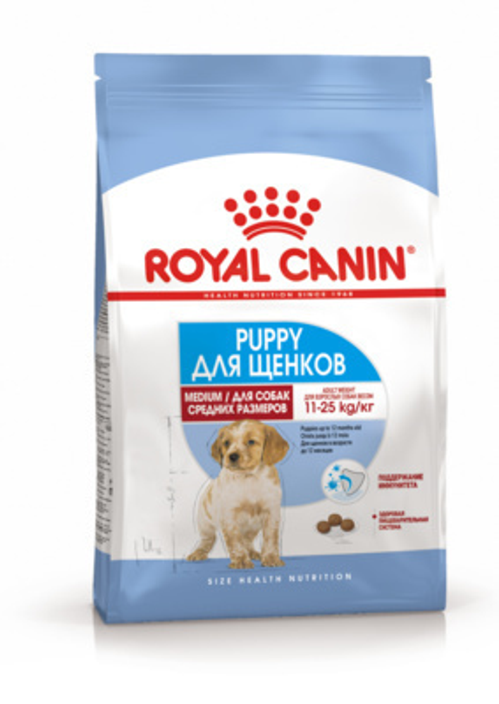 Royal Canin 3кг Medium Puppy Сухой корм для щенков средних пород