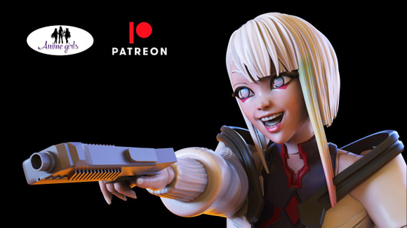 Люсина Кусинада Люси Киберпанк: Бегущие по краю Фигурка