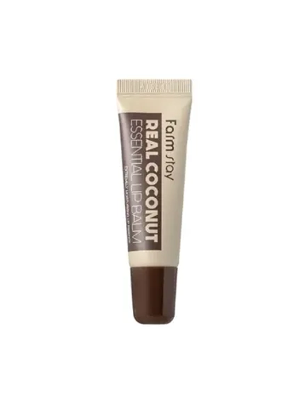 FARMSTAY - БАЛЬЗАМ ДЛЯ ГУБ С ЭКСТРАКТОМ КОКОСА REAL COCONUT ESSENTIAL LIP BALM, 10 ML