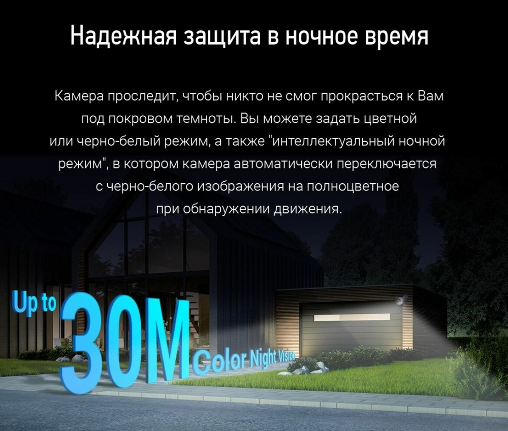 5 МП Wi-Fi камера c распознаванием людей и авто Ezviz H3