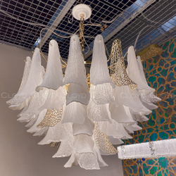 Люстра Cloyd WASABI C16 / Ø84 см - керамика - золото (арт.11327)