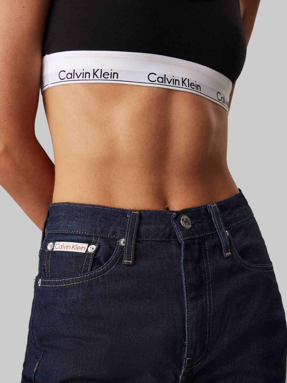 Джинсы CALVIN KLEIN JEANS - темно-синий(J20J224015)
