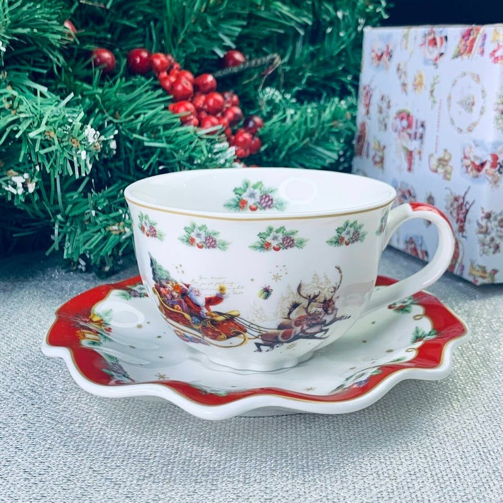 Lenardi 205-293 Чайный набор 12пр. 200 мл НОВЫЙ ГОД в под.уп.(х6)