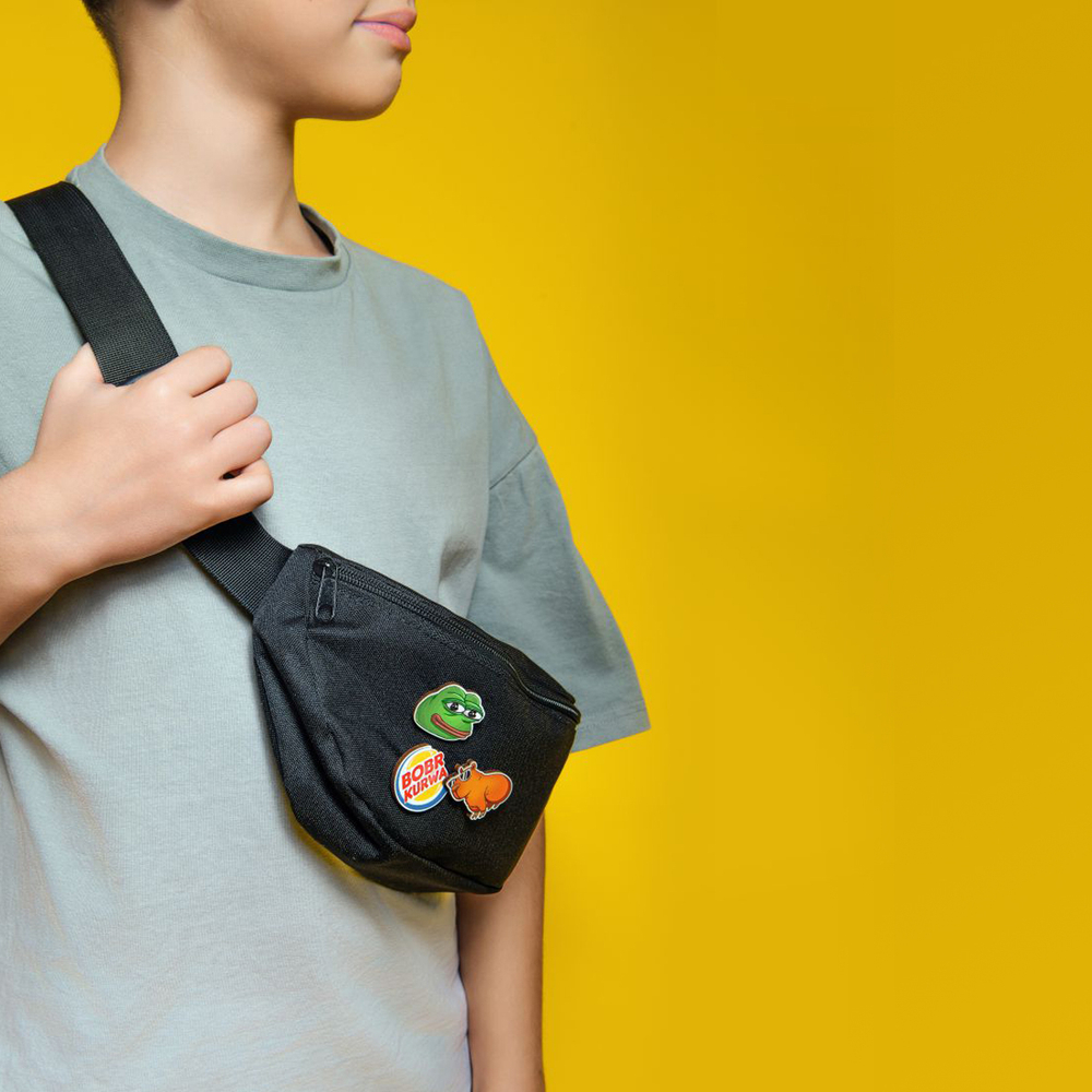 Поясная сумка с держателем для карт. Без принта