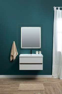 Зеркало Aquanet Nova Lite 75 дуб рошелье LED