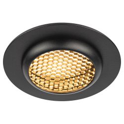 Встраиваемый светильник алюминиевый ЭРА KL109 BK MR16 GU5.3 черный матовый | Алюминиевые встраиваемые светильники