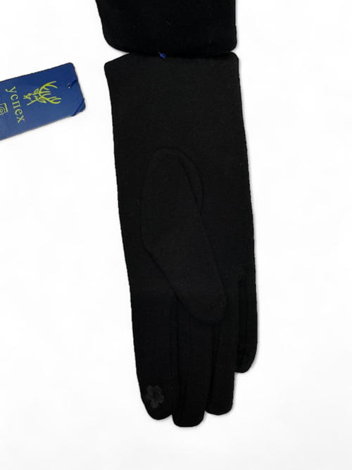 Перчатки. Женские. Верх: Трикотаж. Подклад: Плюш-флис. В упаковке разные цвета. 12 шт в упаковке.