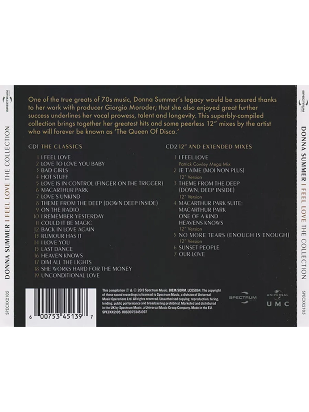 Donna Summer — I Feel Love - The Collection