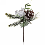Ветка хвойная «Зимний букет», 22 см