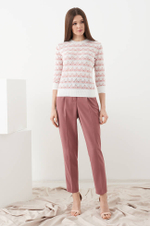 22825 Джемпер женский (молочно-розовый)