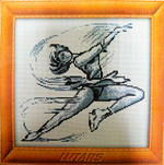 "Фигуристка"-168 вышивка