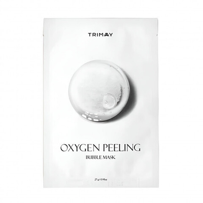 TRIMAY Тканевая очищающая кислородная маска для лица Oxygen Peeling Bubble Mask(27 мл)