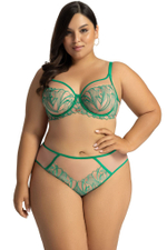 Трусики-слипы Moss с вышивкой (Размер: XXL) (Цвет: зеленый)