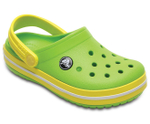 Детские сабо Crocs Crocband Volt Green Lemon